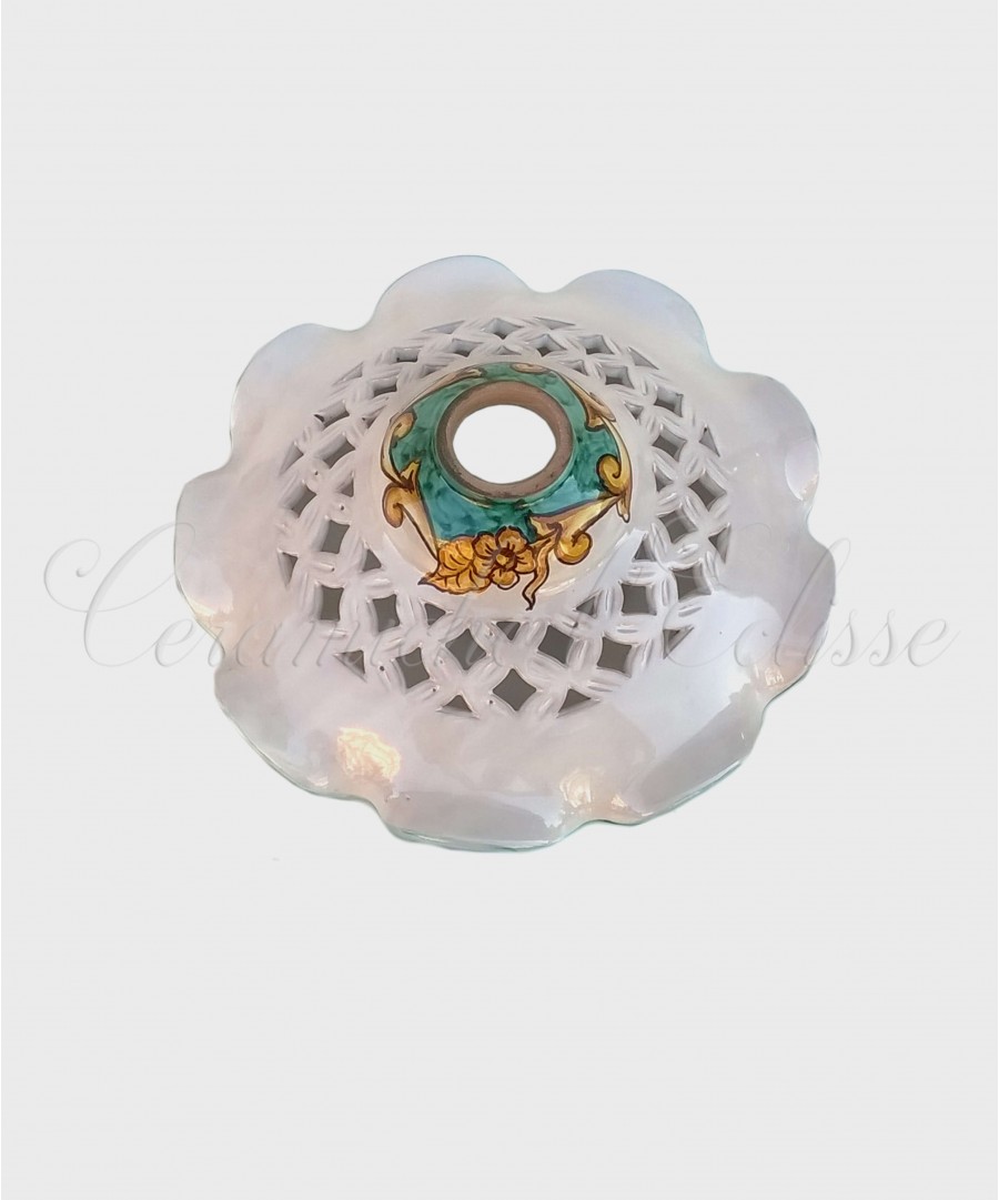 Campanella in ceramica Limone dipinto a mano