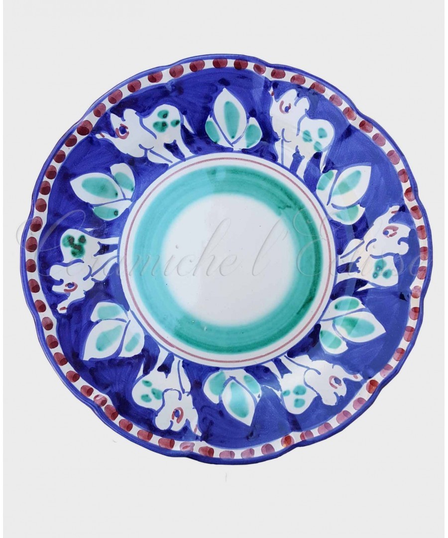 Centro Ardolino Sole E Luna In Ceramica Vietri - Appeso A Parete, Diametro 23 Cm, Fatto A Mano - 12