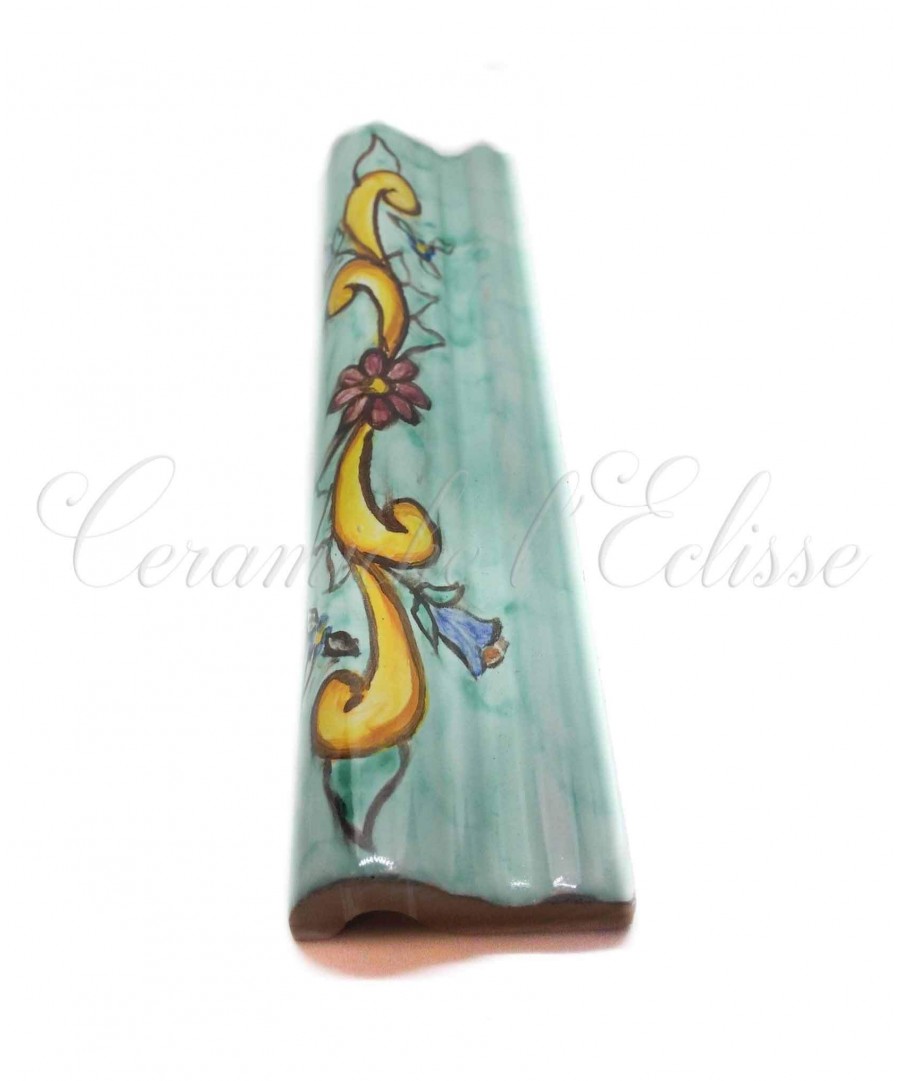 Pannello di Limoni in Ceramica di Vietri | Decorato a mano | 80x60 cm