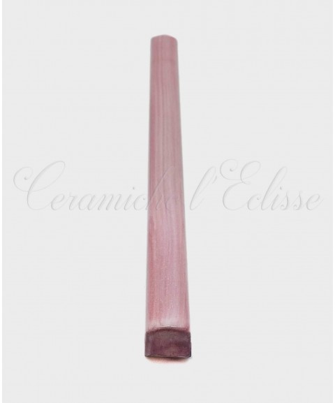 Listello Matita Piastrella in ceramica di Vietri 1x20cm rosa