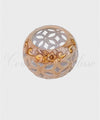 Lampada a Sfera Traforata a Fiore — Barocco