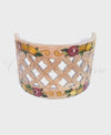 Applique da Parete Traforato in Ceramica di Vietri barocco austria beige