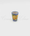 Bicchierino di Limoncello ceramica di vietri Decoro Ramo di Limoni