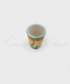 Bicchierino di Limoncello in ceramica di vietri Decoro Cordone con Limoni alto