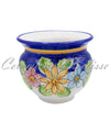Cachepot Porta Vaso in Ceramica di Vietri Fiorato