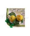 Particolare Calendario in Ceramica di Vietri decoro limoni
