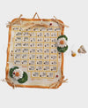 Calendario in Ceramica di Vietri decoro margherite