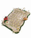 Calendario in Ceramica di Vietri decoro agli e peperoncino frontale