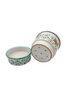Scolaposate Salvagoccia in Ceramica di Vietri tralcio semplice Verde