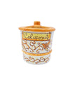 Scolaposate Salvagoccia in Ceramica di Vietri tralcio semplice aranio