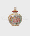 Lampada da Tavolo in Ceramica Fiorata Bouquet