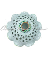 Lampadario Piatto Traforato Merlettato Fiori