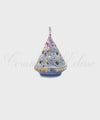 Lanterna Natalizia ad Albero di Natale Sfumato a Pois viola