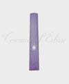 Listello Matita Piastrella in ceramica di Vietri, Pennellata a mano 3x20cm viola