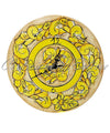 Orologio a Disco Baroccato in Ceramica