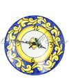 Orologio a Disco Baroccato in Ceramica