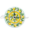 Orologio a Disco in Ceramica con Limoni a giro