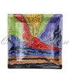 Piatto Quadrato - Omaggio Andy Warhol "Vesuvius"
