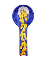 Poggiamestolo Porta Mestolo Ceramica Vietri Artiginale Made In Italy barocco blu