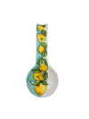 Poggiamestolo Porta Mestolo Ceramica Vietri Artiginale Made In Italy limoni