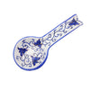 Poggiamestolo Porta Mestolo Ceramica Vietri Artiginale Made In Italy tralcio semplice blu