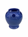 Portaspazzolino in ceramica di vietri moderno monocromatico blu