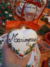 Pallina con Nome Personalizzabile Cuore Natalizio