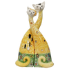 Scultura coppia Gatti con Bacio di Klimt