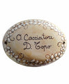 Targa beige personalizzata per case vacanze
