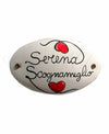 Targhetta Nominativo porta cuori d'amore