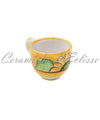 Tazzine da Caffè Bombate - decoro Girasole